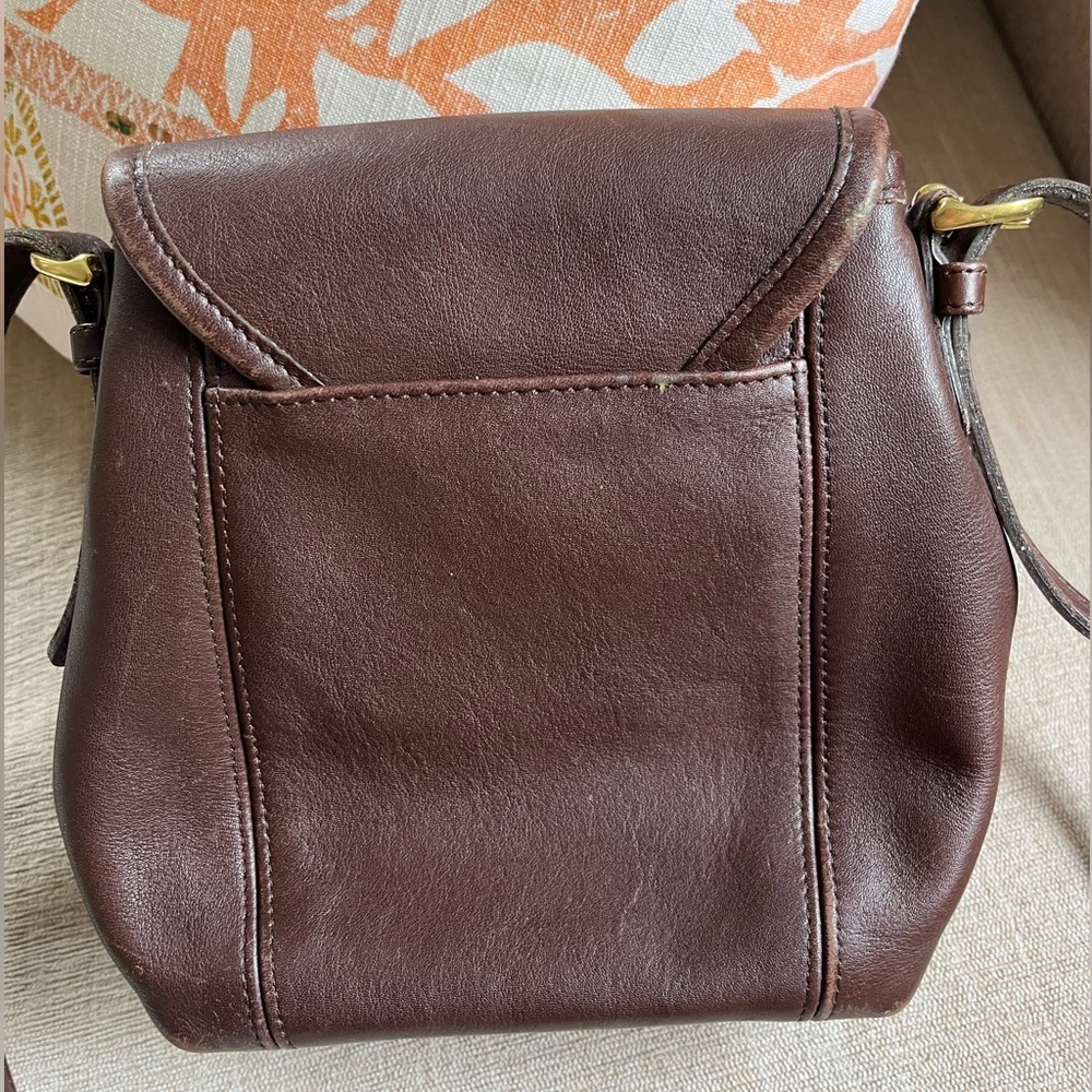 VINTAGE Coach Brown Leather Soho Small Satchel from 90s. - Picture 12 of 15